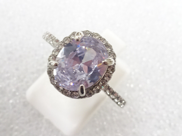 COLORED STONE FASHION RING / JP SIZE 20